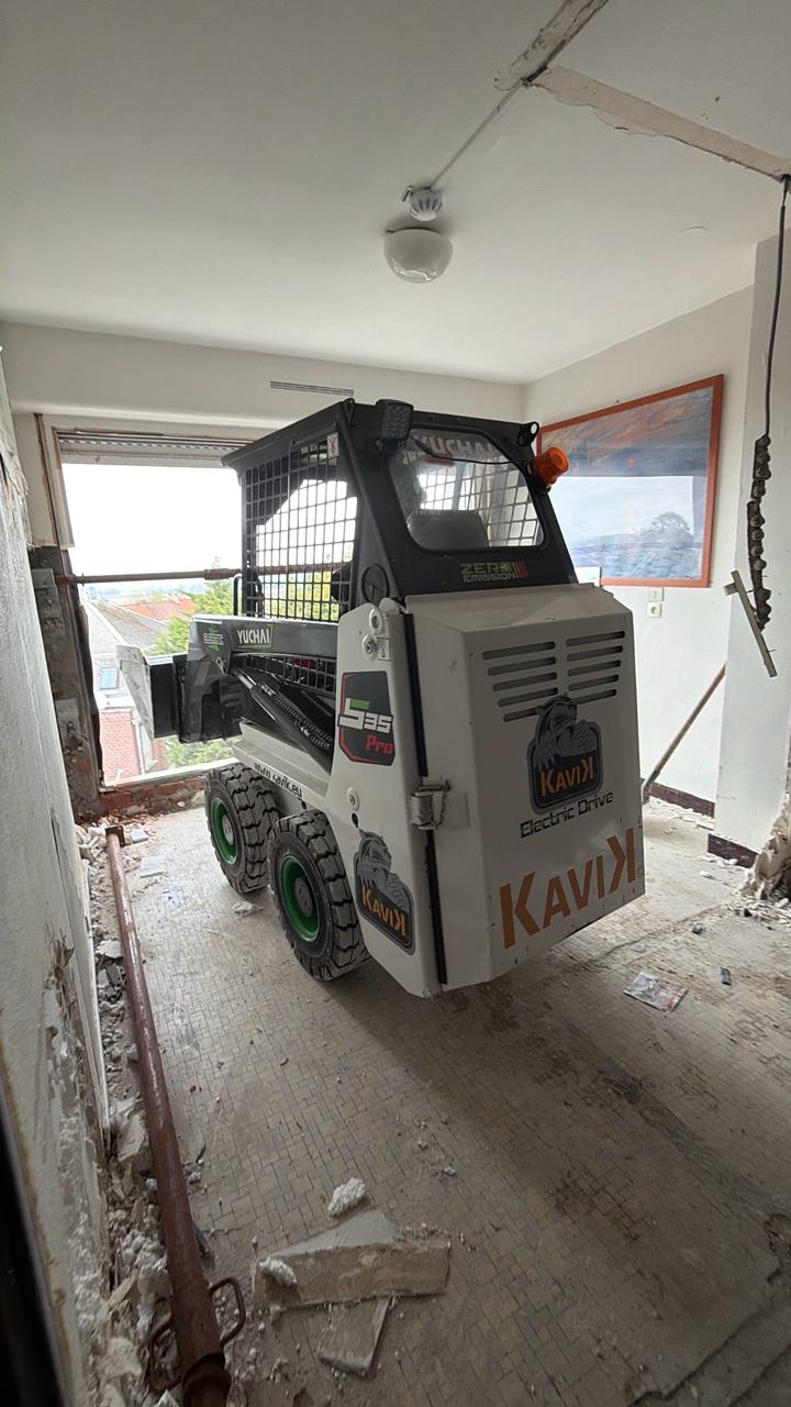 S35 Pro sur chantier intérieur